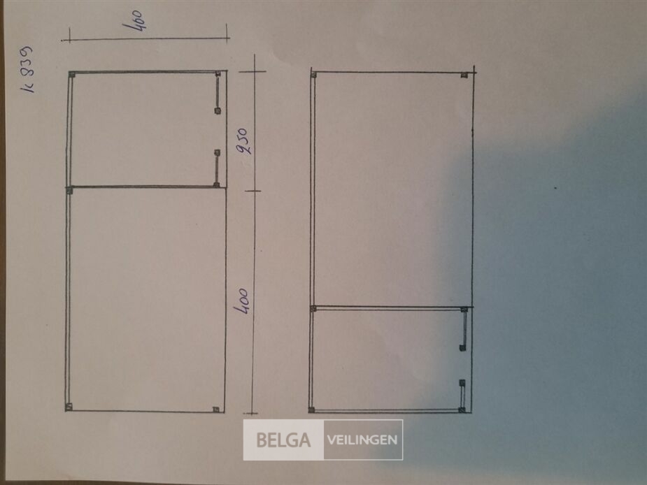 Buitenverblijf met berging douglas afm 250x400cm, 650x400x245x230cm – foto 7 – kavel bij Belga Veilingen, Lummen