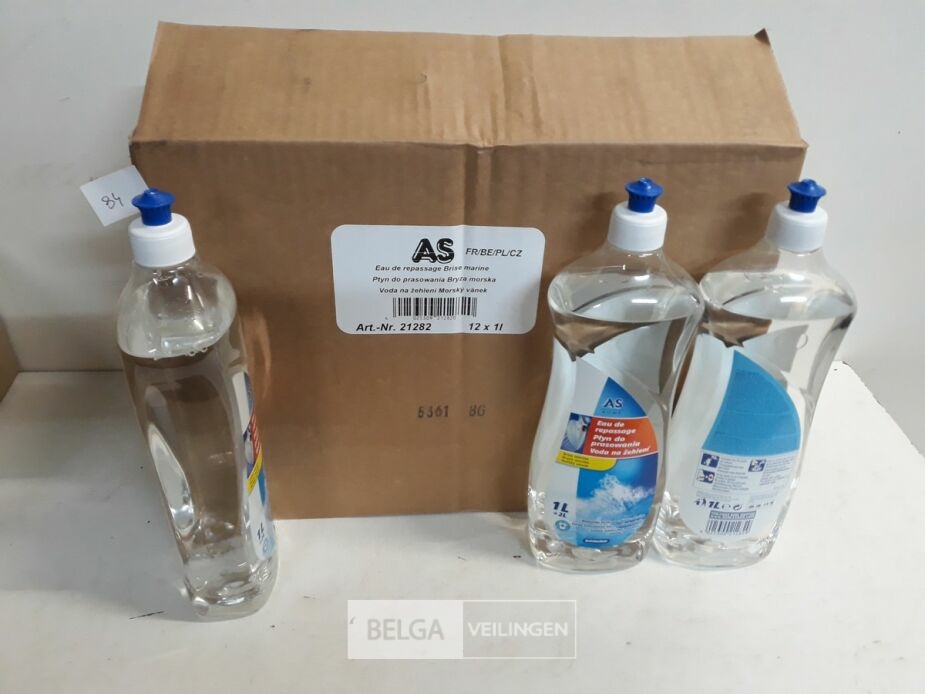 12 x Strijkwater 1 L marine fris – foto 3 – kavel bij Belga Veilingen, Oudsbergen