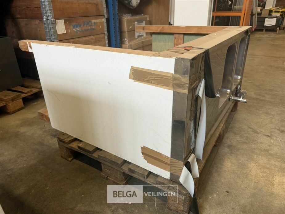 Dubbele spoelbak RVS – foto 3 – kavel bij Belga Veilingen