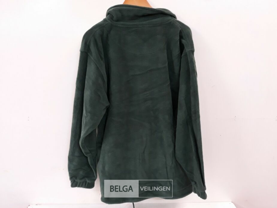 1 x Fleece trui lange rits groen L – foto 3 – kavel bij Belga Veilingen, Oudsbergen