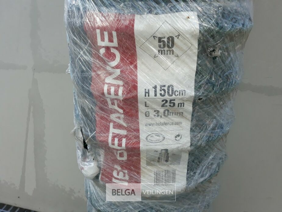 1 x Betafence plasitor harmonica 152cmx25M groen – foto 3 – kavel bij Belga Veilingen, Oudsbergen