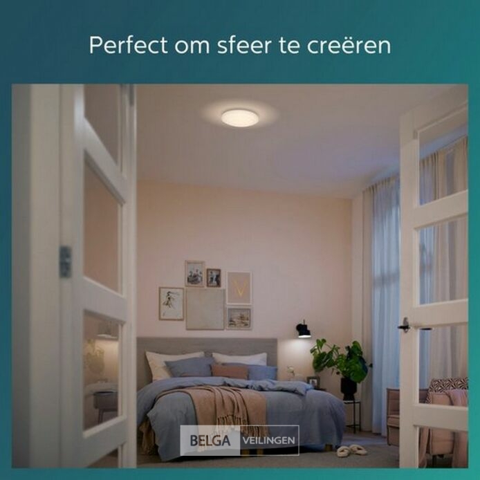 Philips plafondlamp led 1700 lumen 17W 4000K IP20 – foto 4 – kavel bij Belga Veilingen, Bree
