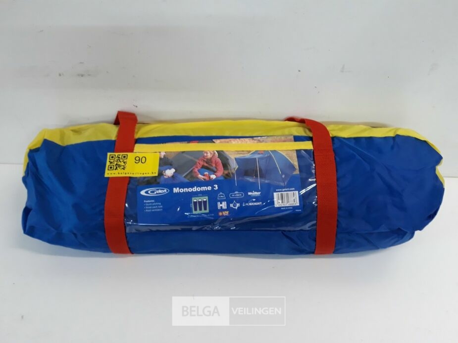 1 x Kampeertent 3 personen Gelert Monodome 3 – foto 2 – kavel bij Belga Veilingen, Oudsbergen