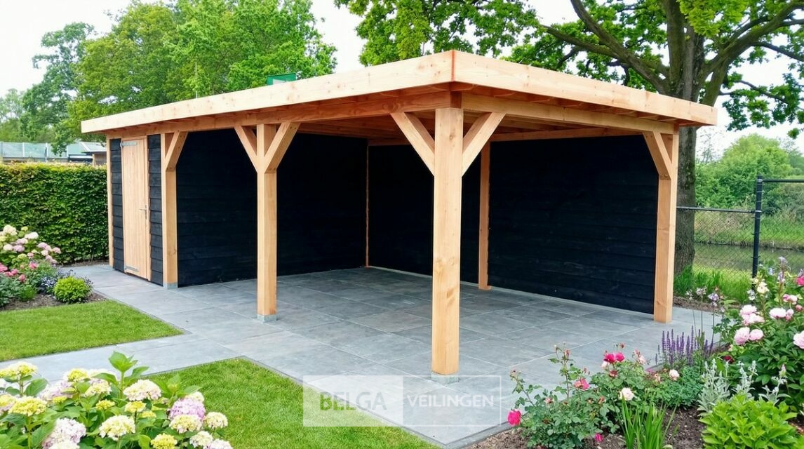 Buitenverblijf exclusief afm 1500x500cm – foto 2 – kavel bij Belga Veilingen, Lummen
