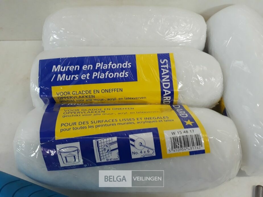 4 x Anti-spat verfrol 18 cm + 1 beugel – foto 4 – kavel bij Belga Veilingen, Oudsbergen