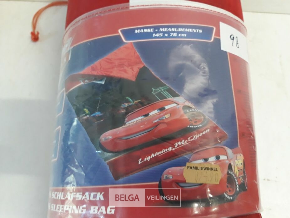 1 x Slaapzak Kids Cars – foto 3 – kavel bij Belga Veilingen, Oudsbergen